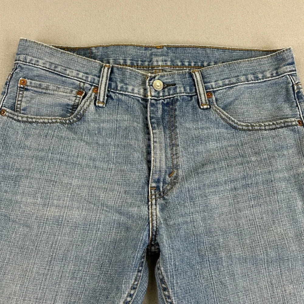 Levi's 527 Jeans Men 34x30 Blue Light Wash Slim Fit Bootcut